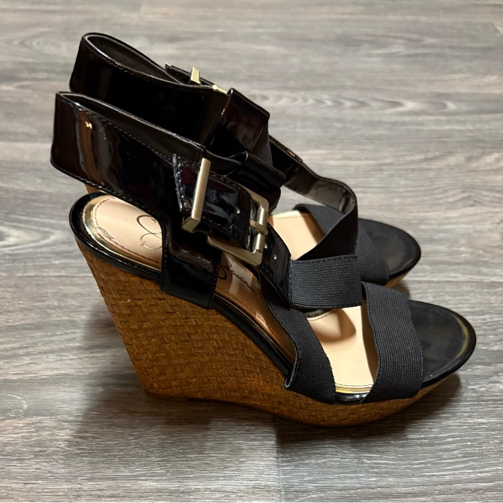Stylish Size 6.5 Jessica Simpson Platform Wedges